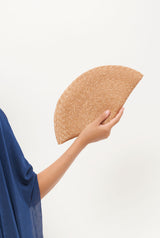 Abanico hand bag camel mini