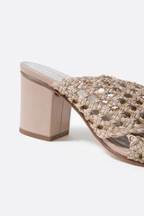 Agatha trenzado beige