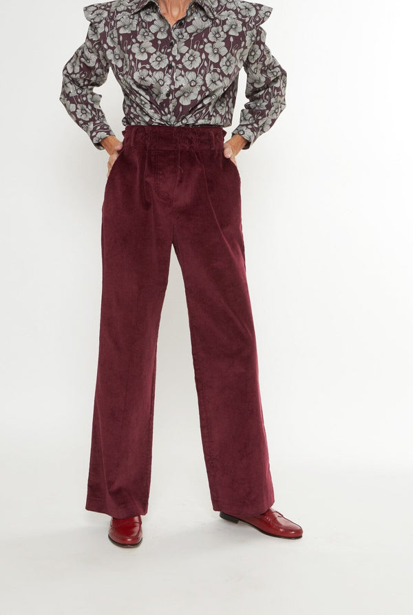 Pantalón Ainhoa Granate