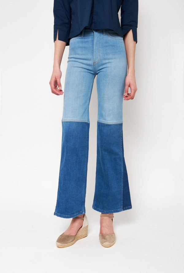 Pantalón Alba elastico azul