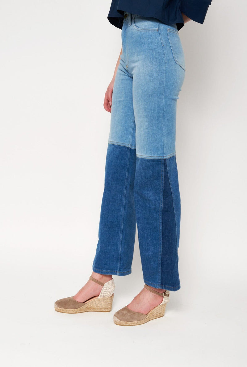 Pantalón Alba elastico azul