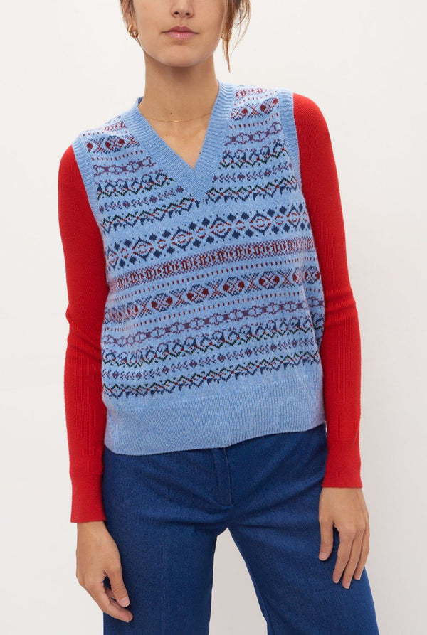 Amy Vest Sky Blue