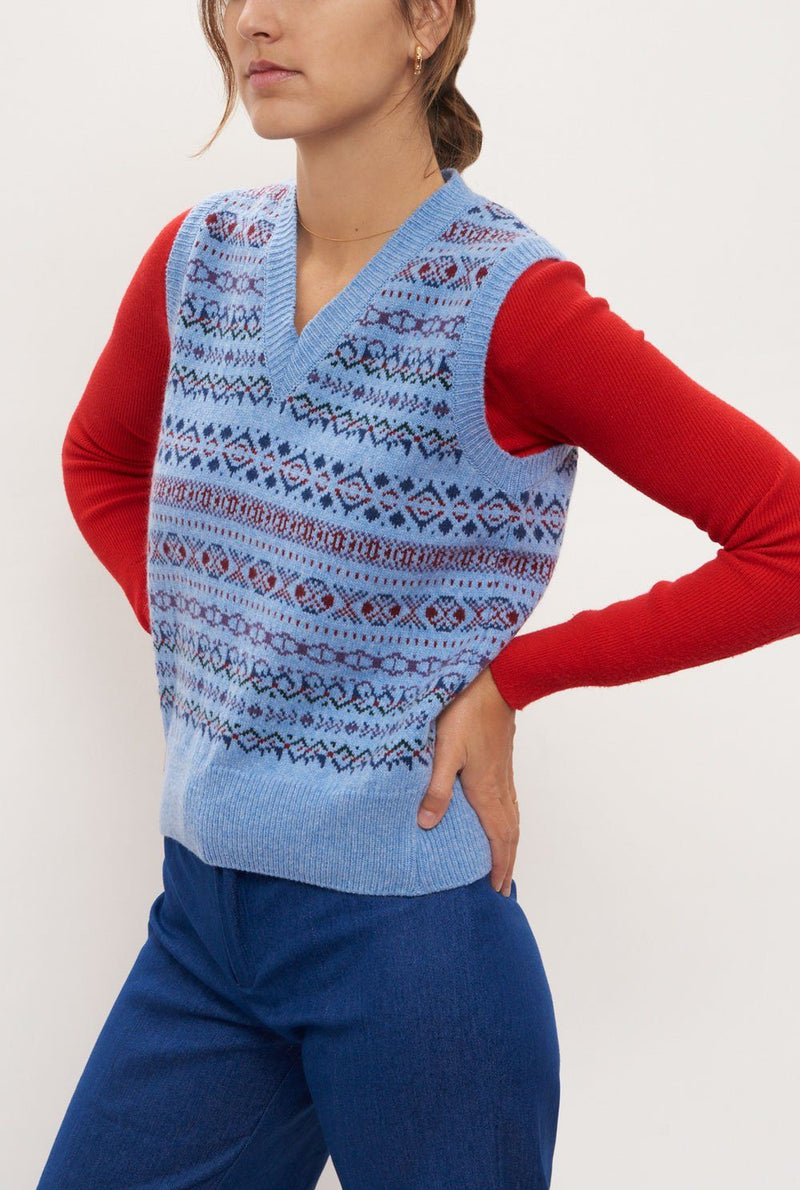 Amy Vest Sky Blue