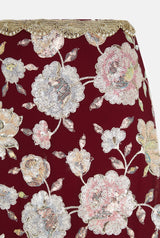 Anais Skirt Bordeaux