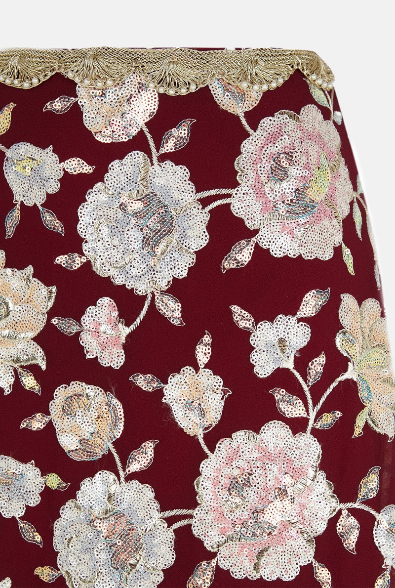 Anais Skirt Bordeaux