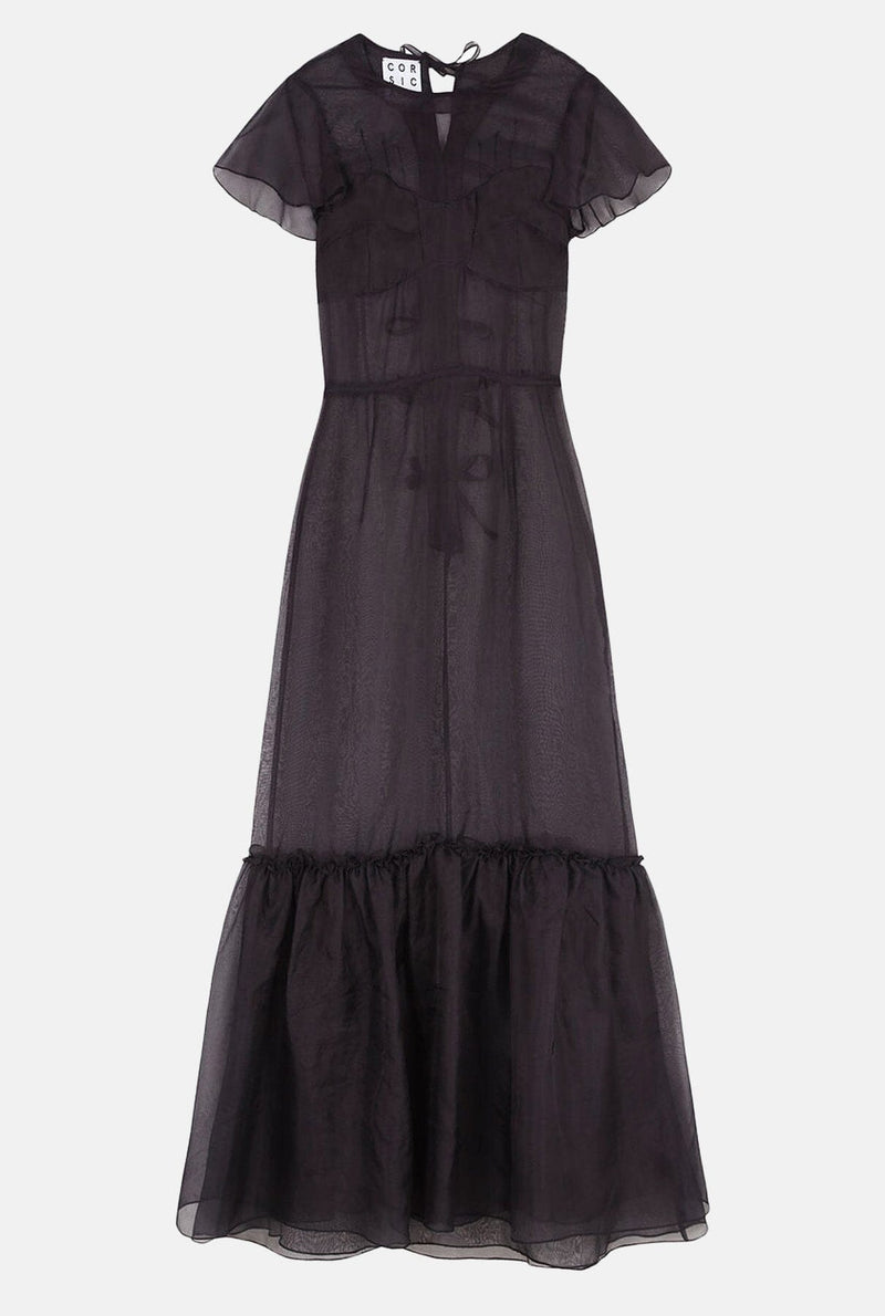 Apron organza dress