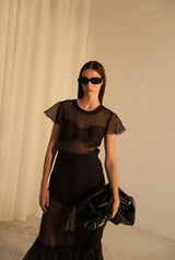 Apron organza dress