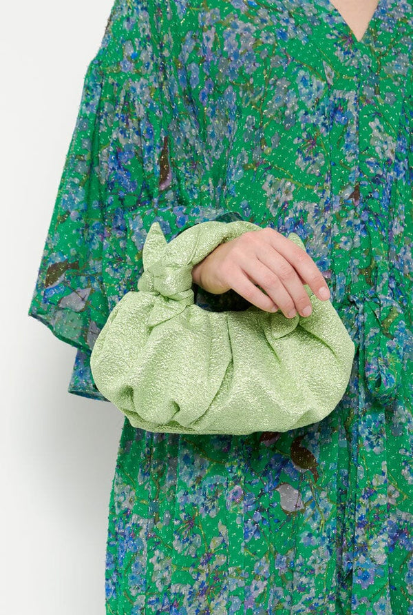 Bernatta Bag Green Lamé