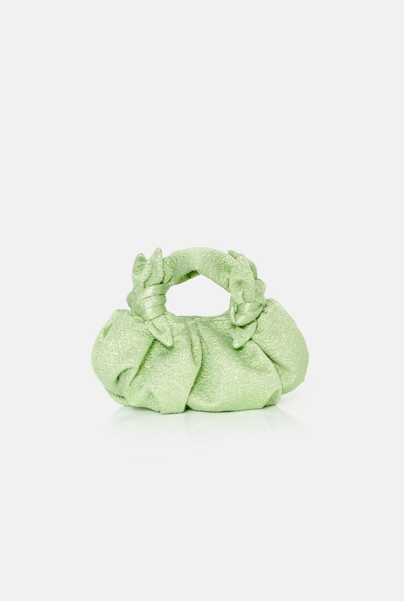 Bernatta Bag Green Lamé