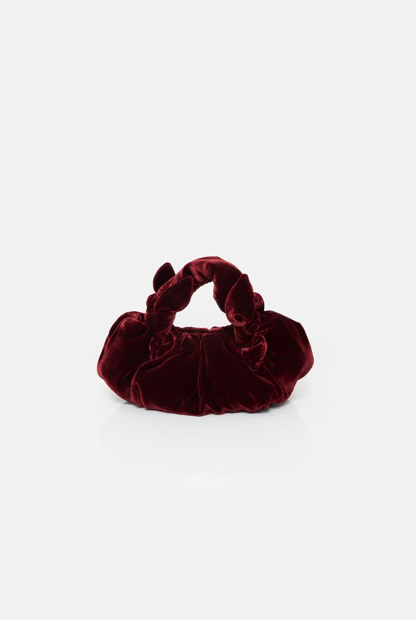 Bernatta Bag Burgundy Velvet