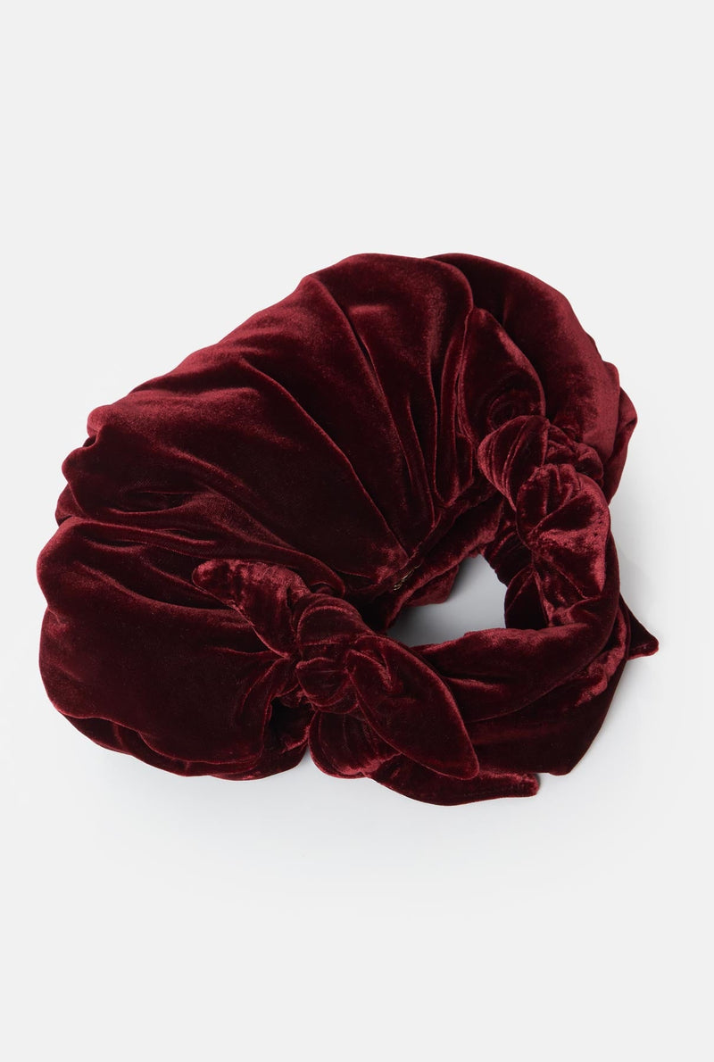Bernatta Bag Burgundy Velvet