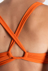 BIKINI TOP PEAK ISLA NARANJA