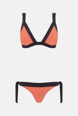 BIKINI TOP TRIANGLE ISLA NARANJA