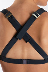 BIKINI TOP TRIANGLE ISLA NARANJA