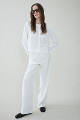 Blouse with long sleeves