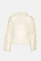 Blusa con tira plisada