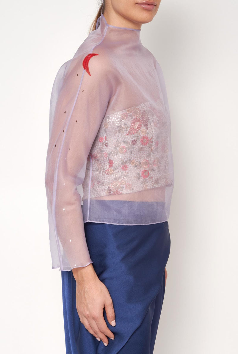 Blusa organza sol y luna