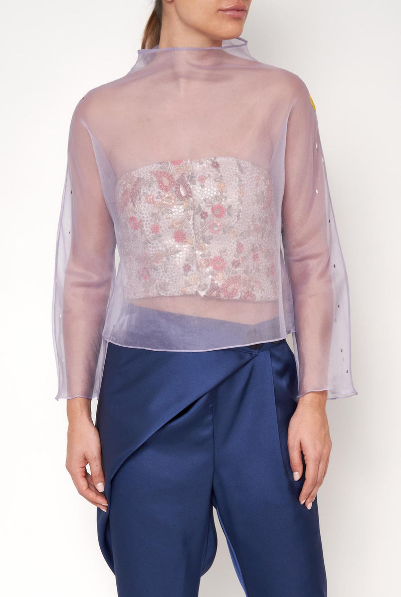Blusa organza sol y luna