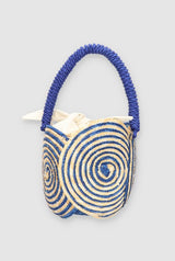 Bolso Yang espiral azul