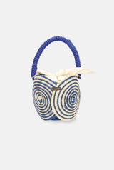 Bolso Yang espiral azul