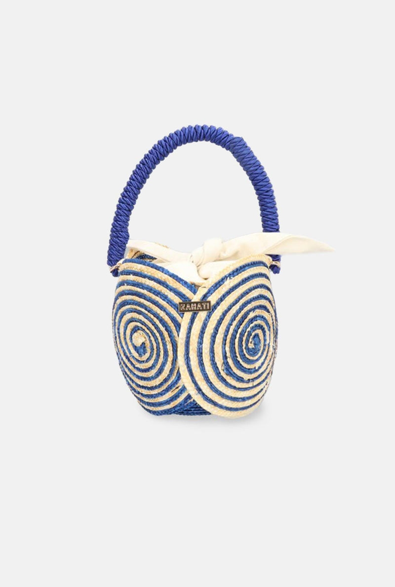 Bolso Yang espiral azul