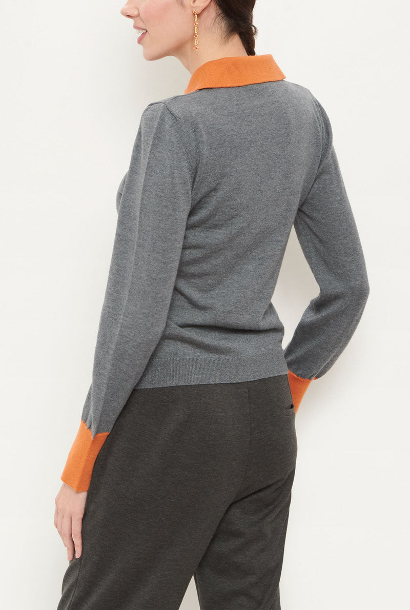 Camille Polo Grey