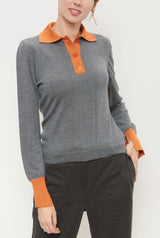 Camille Polo Grey