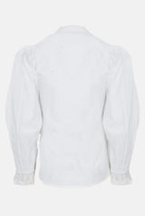 CAMISA BLANCA CON ENCAJE DE VOLANTES