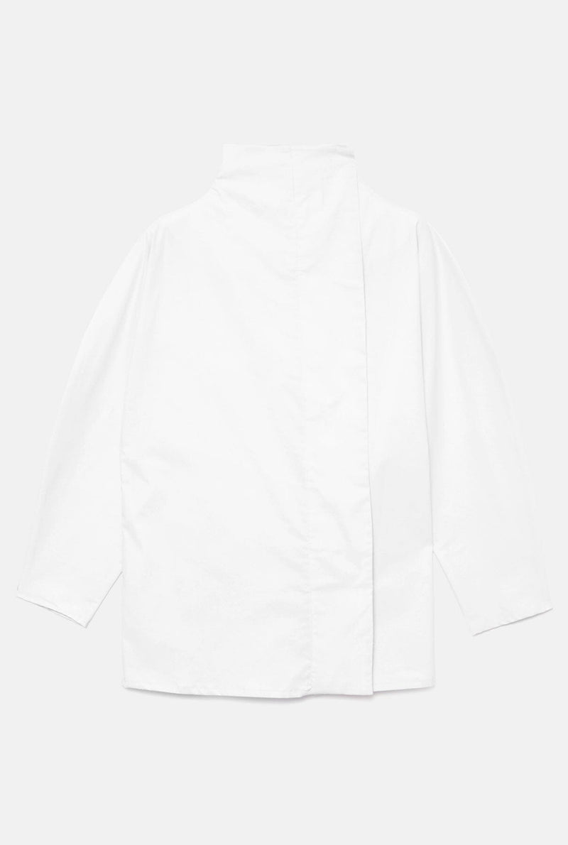 Camisa cierre lateral blanca
