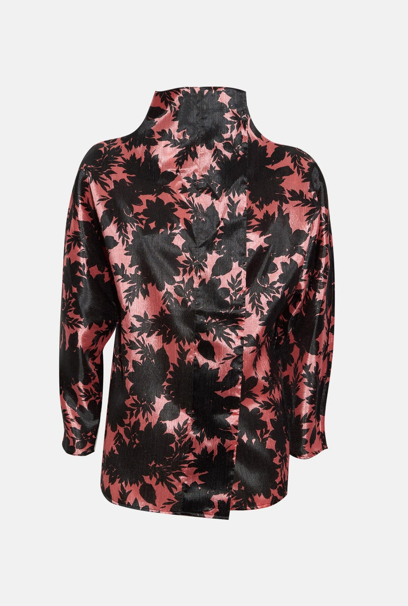 Camisa cierre lateral y estampado de flores | EDICIÓN LIMITADA