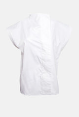 CAMISA LATERAL MANGA CORTA BLANCA