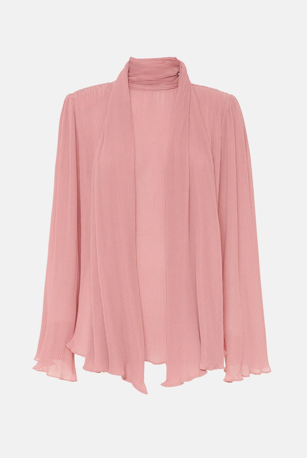 Camisa lazada plisada