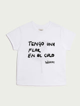 Camiseta tengo una flor en el culo