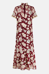 Celia Bordeaux Dress