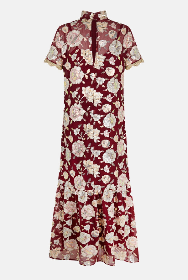 Celia Bordeaux Dress