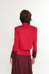 Chaqueta Carmen Rojo- Burdeos