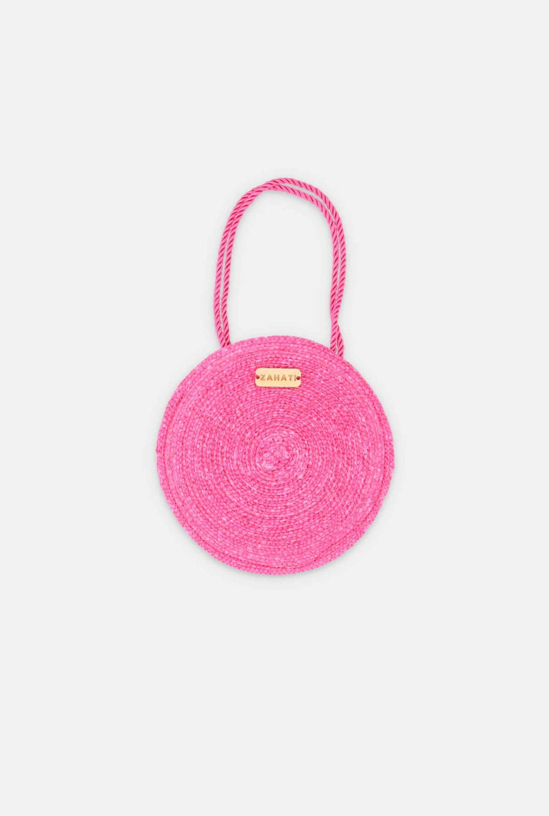 Bolso Cookie de mano fucsia