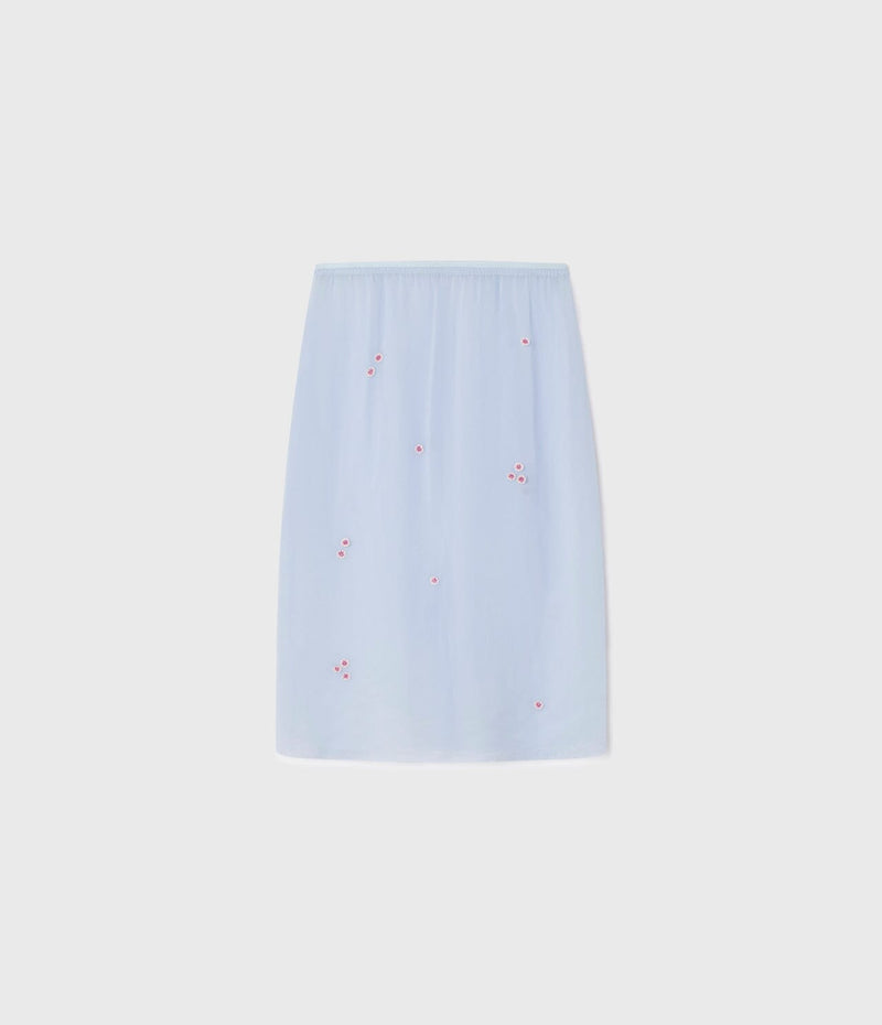 Crepe 716 Flowered Skirt