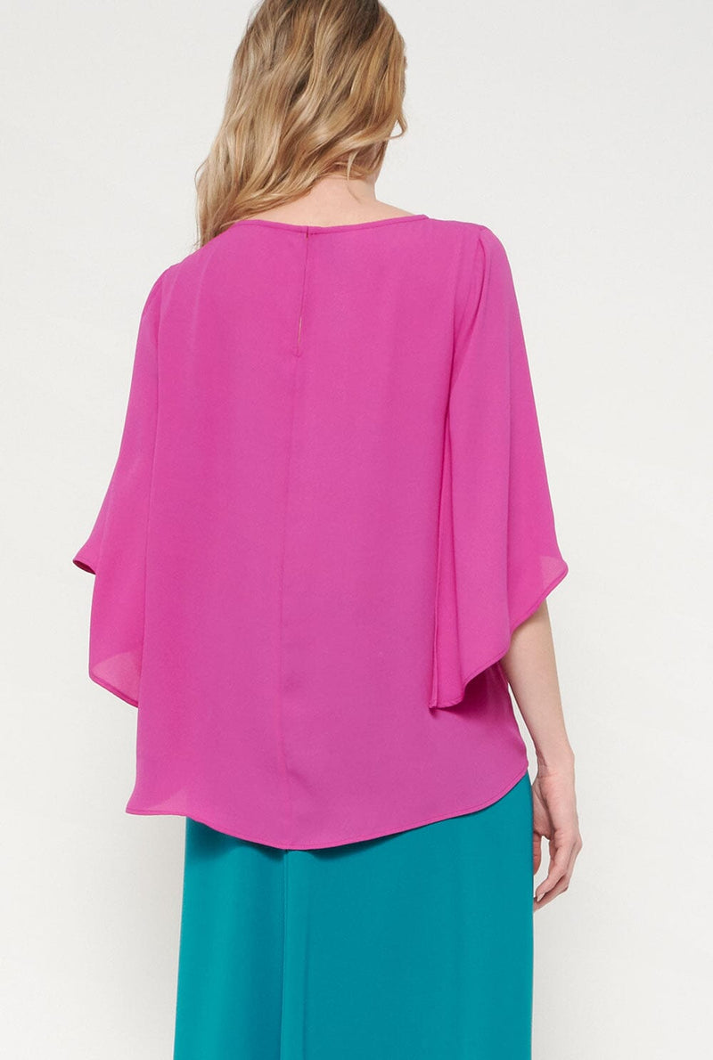 Eboli top fuchsia