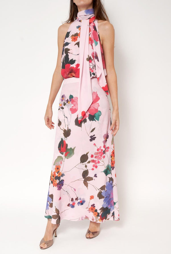 Falda Bies Flores Acuareladas PRE-ORDER