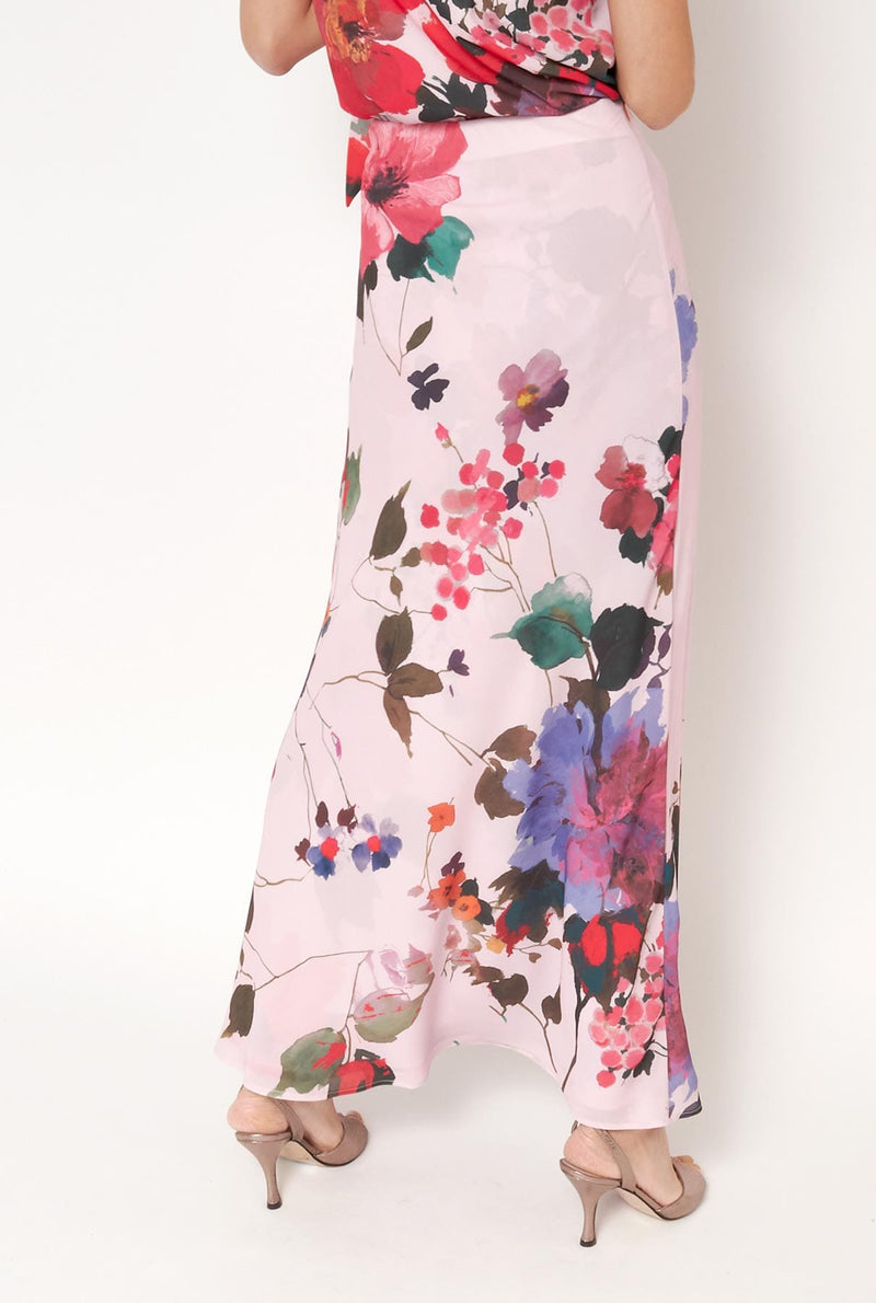 Falda Bies Flores Acuareladas PRE-ORDER