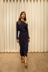 Falda Maroon Marino