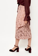 Falda Sara Rosa Palo