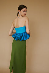 Falda verde