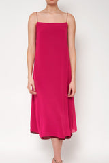 Flor Reversible Midi Burgundy/Fucsia