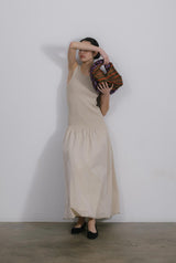Frida Dress Balloon Beige