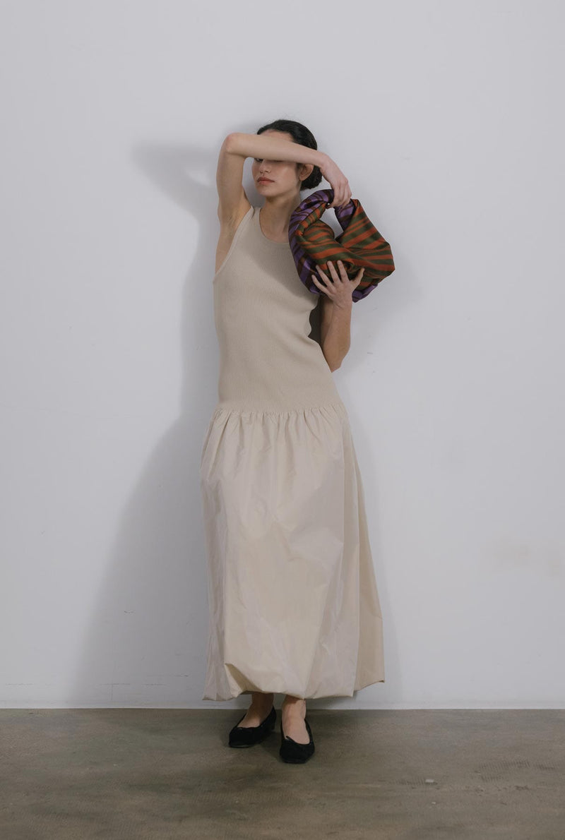 Frida Dress Balloon Beige
