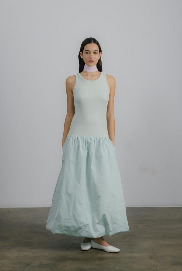 Frida Dress Balloon Mint Green