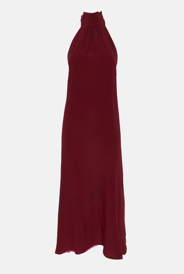 Halter Reversible Extra Long Burgundy/Fucsia