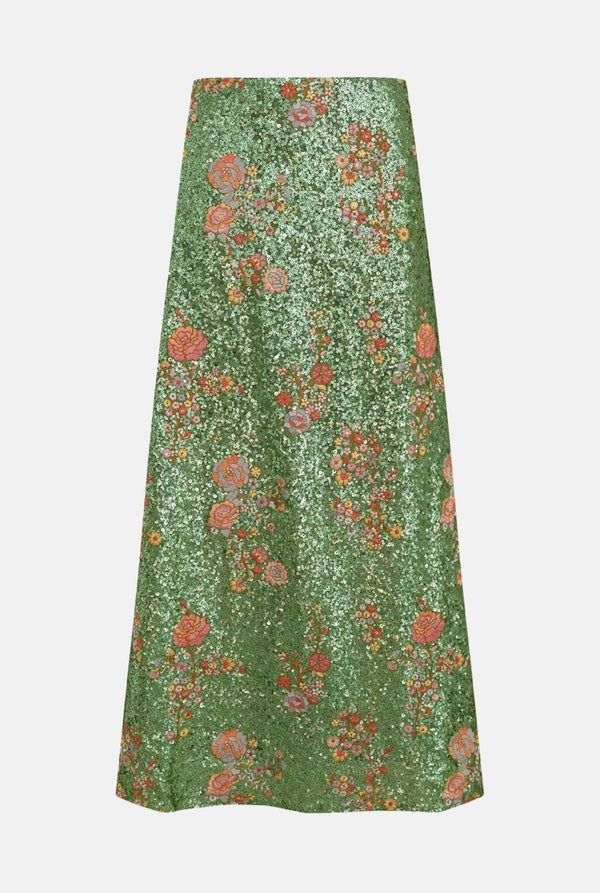 Helena Green Skirt